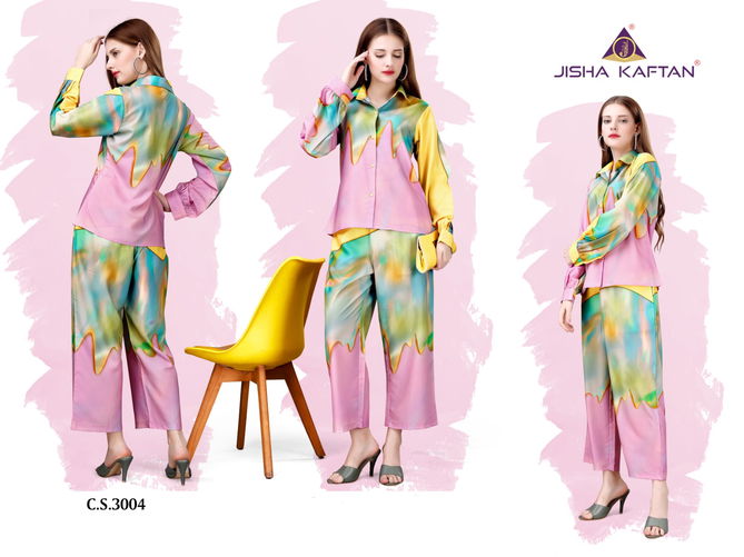 Jelite Cord Sets 1 Stylish Printed Poly Crape Co Ord Sets Catalog